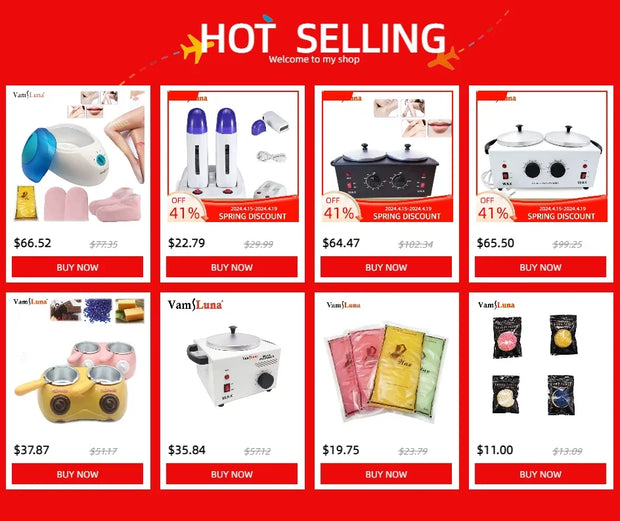 Wax Heater Double Paraffin Electronic Display Facial Skin SPA Equipment Dual Hot Hair Removal Tool Adjustable Temperature