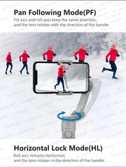 AXNEN 3-Axis Gimbal Handheld Self Stabilizer with Tripod, Selfie Stick Vlog CellPhone Video Recorder for Phone Smartphone Mobile