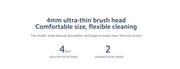 Xiaomi Mijia Sonic Electric Toothbrush T700 Whitening Ultrasonic Vibration Oral Cleaner Brush APP LED Display Inductive Charging