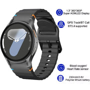2025 Smart Watch 1.3" Sports Smartwatch Men Women Gift for Honor Magic6 Ultimate Tecno Pova 4 Pro Realme GT5  Oppo Find X7 PHZ11