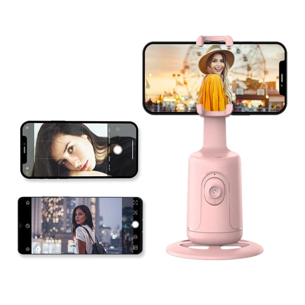 Intelligent Handheld Stabilizer Follow-up 360 Rotation Phone Gimbal Stabilizer Selfie Stick Tripod for Tiktok Live Photography