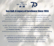 2025 Seagull Mechanical Watch For Men Luxury Vintage Military Watch Luminous Sapphire 100M Waterproof Watches Reloj Hombre 1058H