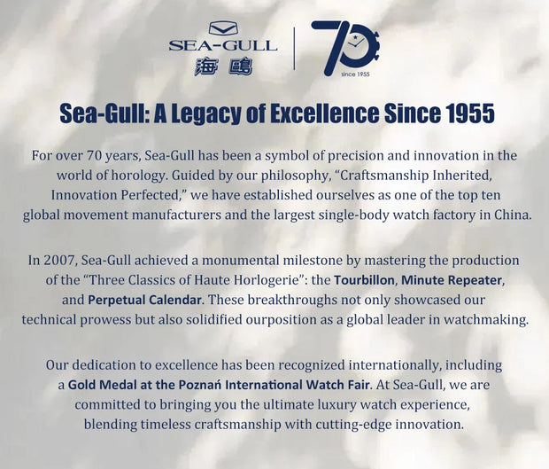 2025 Seagull Mechanical Watch For Men Luxury Vintage Military Watch Luminous Sapphire 100M Waterproof Watches Reloj Hombre 1058H