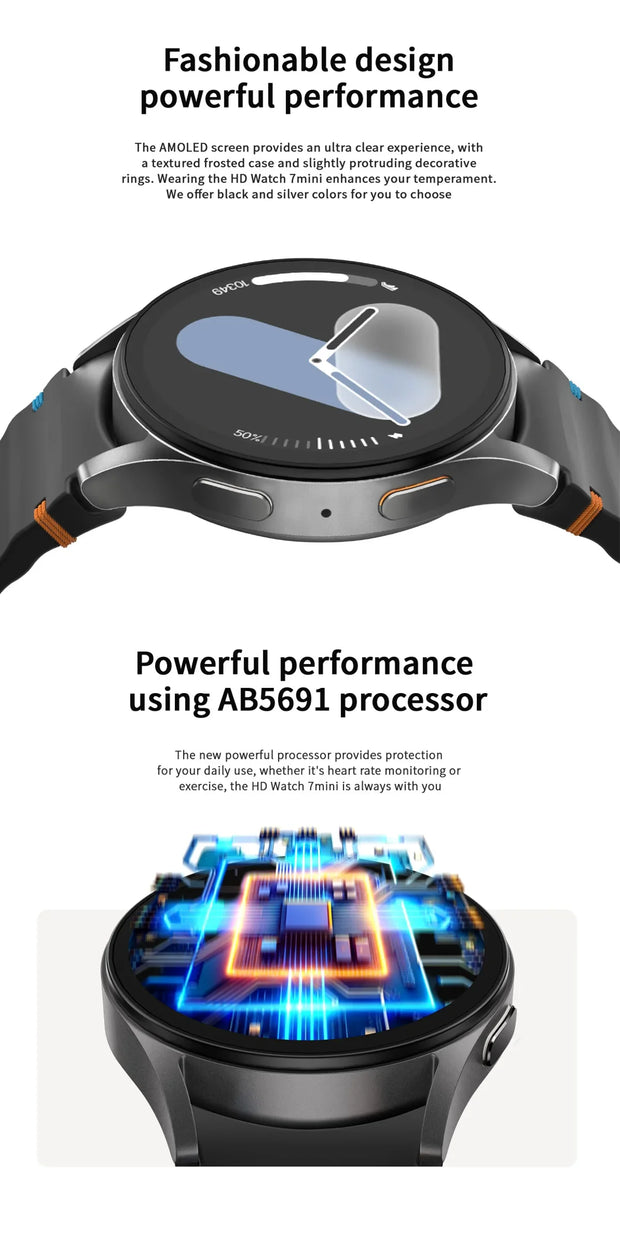 2025 Smart Watch 1.3" Sports Smartwatch Men Women Gift for Honor Magic6 Ultimate Tecno Pova 4 Pro Realme GT5  Oppo Find X7 PHZ11