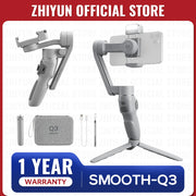 ZHIYUN Official SMOOTH Q3 Phone Gimbal 3-Axis Smartphones Handheld Stabilizer Fill Light for iPhone 13 Android