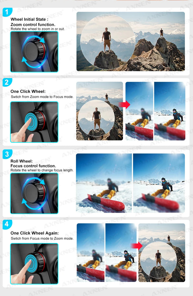 AXNEN M02 Gimbal Smartphone Stabilizer 3-Axis Anti-shake Video Record Handheld Selfie Gimbals for iPhone Android Face Tracking