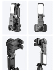 2025 NEW Ai Gimbal Stabilizer Desktop Following Shooting Mode Selfie Stick Monopod With Bluetooth Shutter For Smartphone Live