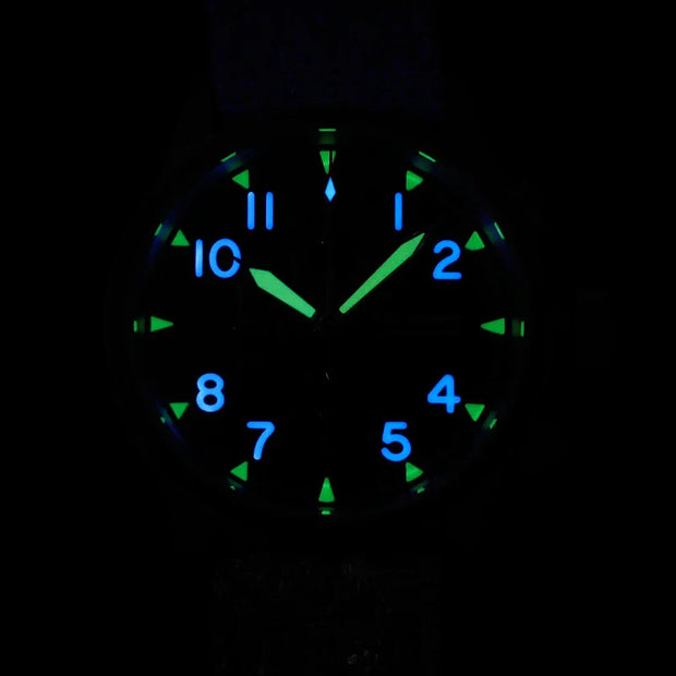 MILITADO Chronograph 39mm Watch BGW-9 Luminous Retro Military 100m Waterproof VK61 Quartz Movement Steel Vintage Men Wristwatch