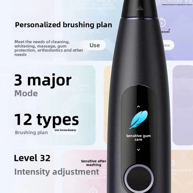 OCLEAN Xpro Sonic Electric Toothbrush Electric Toothbrush Visual Screen Intelligent Couple Male Female Adult Soundwave Style QH2