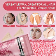 Hot Wax Machine Kit For Hair Removal Wax Warmer Wax Melt Heater and Beans Kit Depilatory Epilator Wax Melting Machine Paraffin