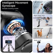AXNEN C22 AI Tracking 360° Rotational Shoot Deskpot Handheld Gimbal Tripod Extendable Selfie Stick Wireless Remote for Vlog