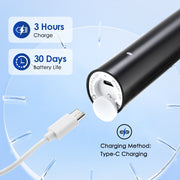 Sonic Rechargeable Rotary Electric Toothbrush Adult Waterproof with Timer 5 Modes & 4 Replaceable Brush Heads for Teeth Cleaning