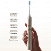 XIAOMI MIJIA Multi-Directional Oscillation Electric Toothbrush,IPX8,Smart 5 Modes, 30day Battery Life, App Control & Travel Lock