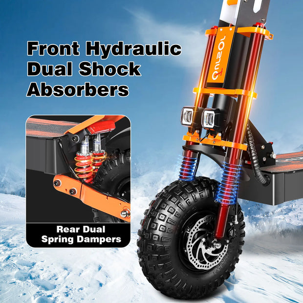 2025 Upgraded Escooter X8P 8000W 60V 38.4AH 13/14 inch Dual Motor Adult Off-road Electric Scooter Speed 100KM/H Mileage 120KM