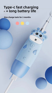 Smart electric toothbrush Sonic electric children's toothbrush 2-12 years old baby DuPont soft hair charging model